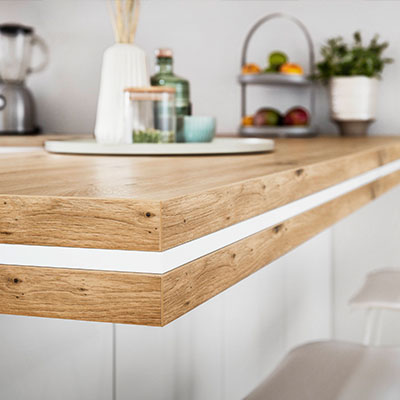 Quadratisches Stimmungs-Küchenbild